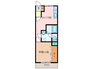 旭ハイム　本町の物件間取画像